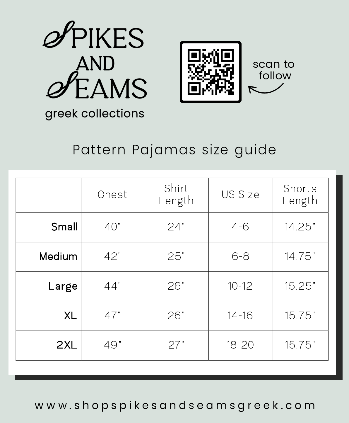 Block Font Palm Cheetah Pajamas - Tri Sigma