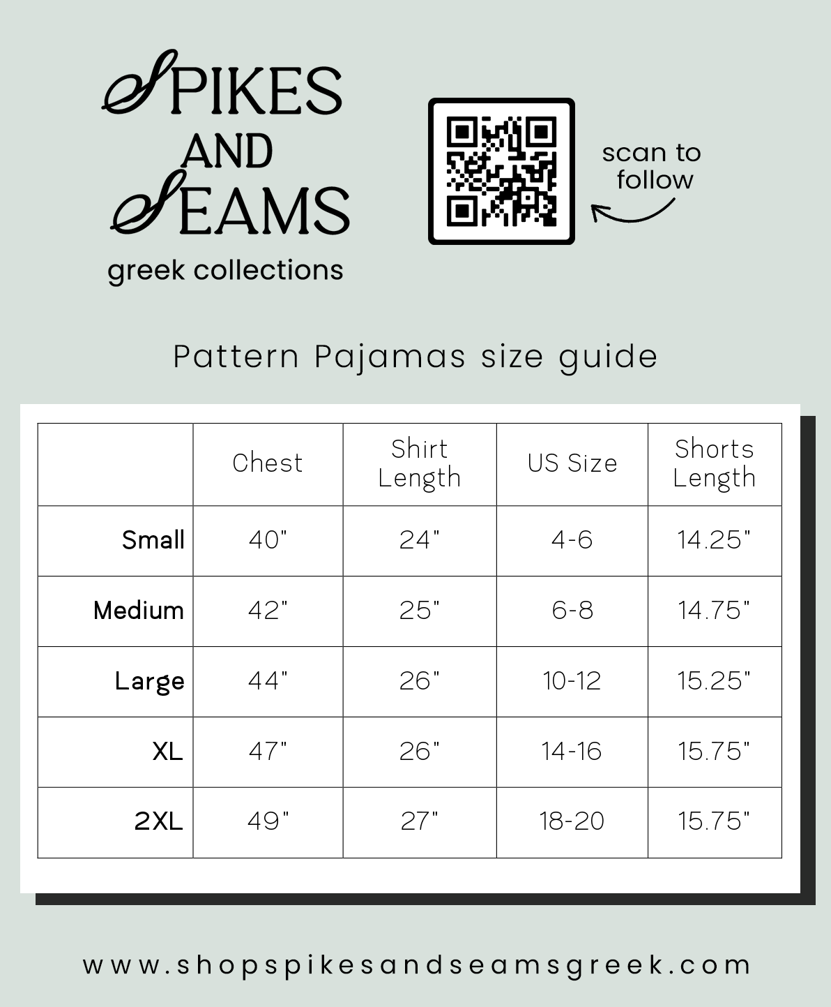 Block Font Palm Cheetah Pajamas - Alpha Phi