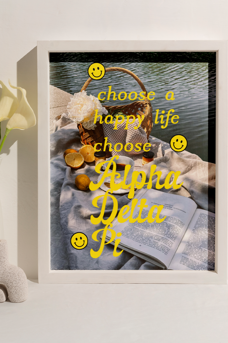 Art Print #24 - Alpha Delta Pi (8.5"x11")