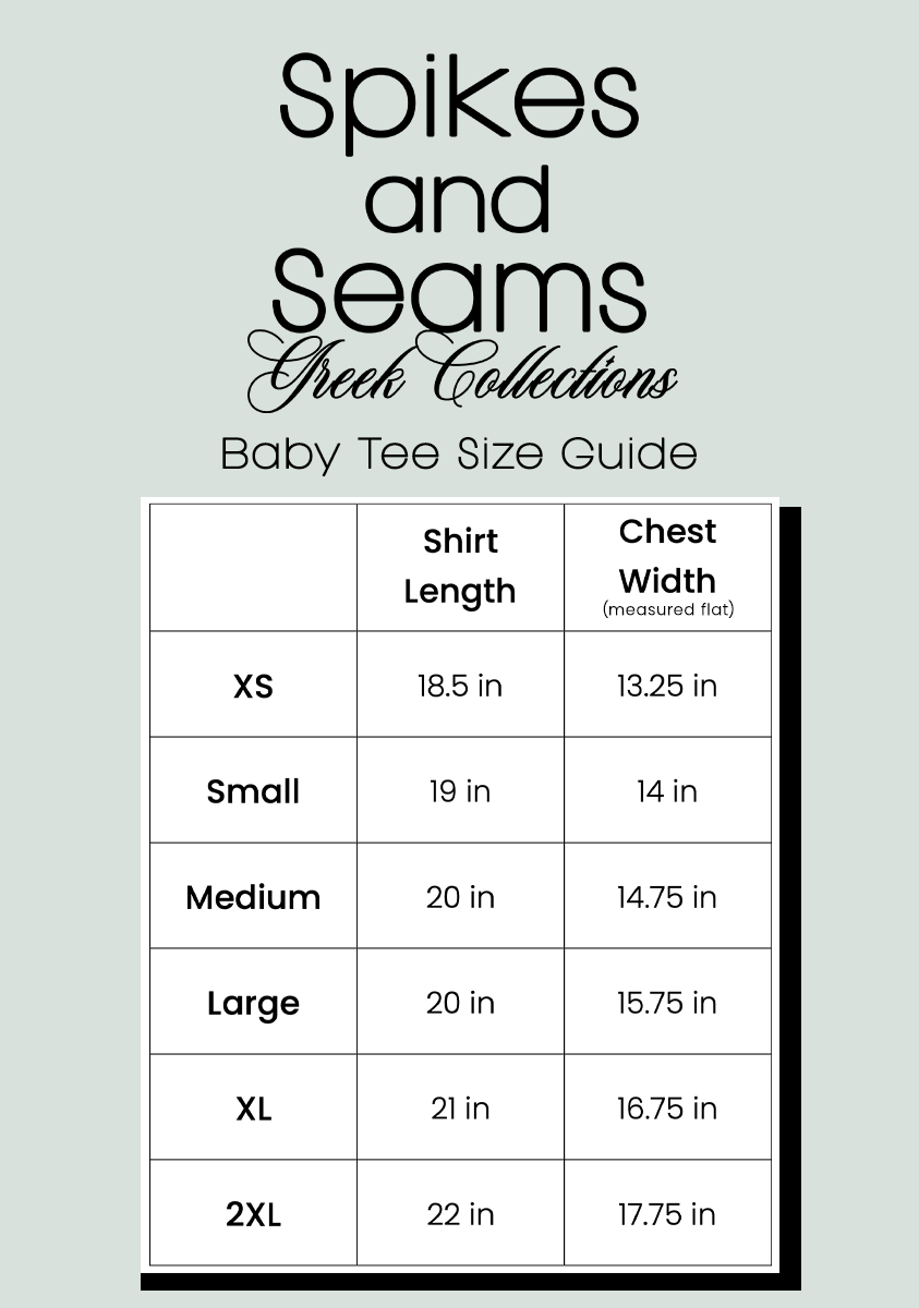 Sunkissed Baby Tee - Chi Omega