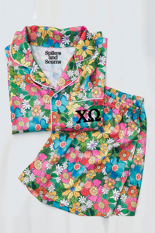 Greek Flowerland pajamas - Chi Omega