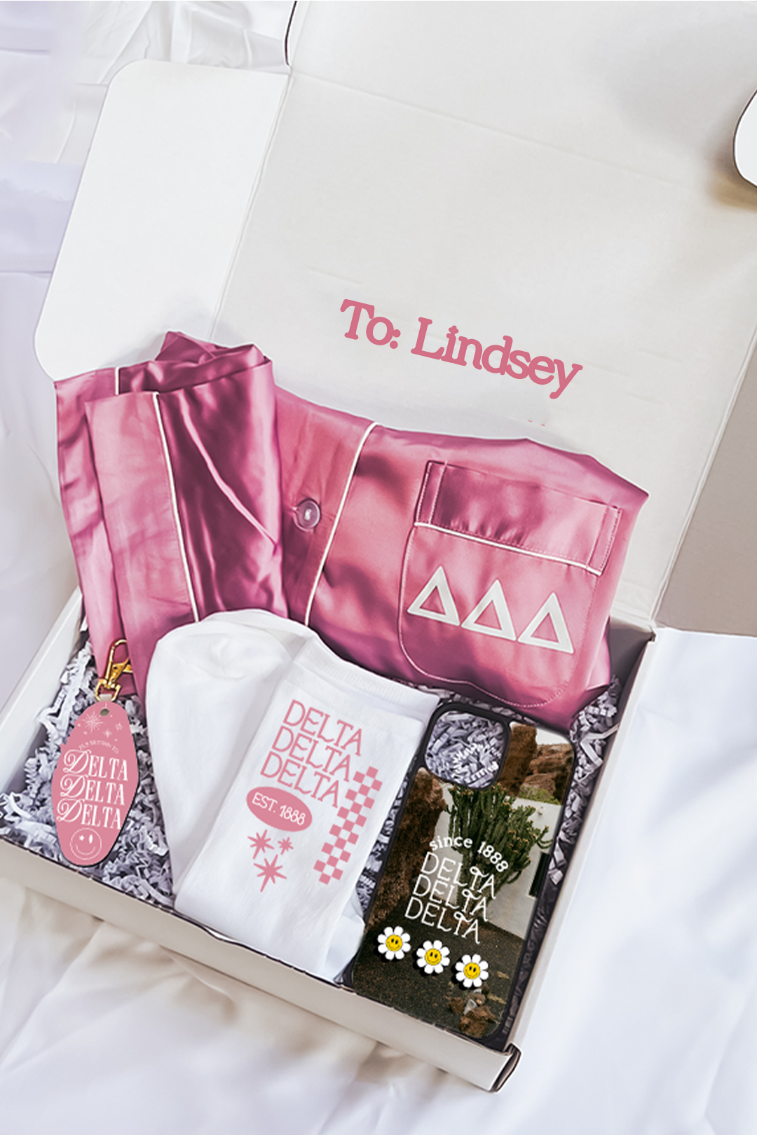 Purple Pajamas Gift Box - Delta Delta Delta