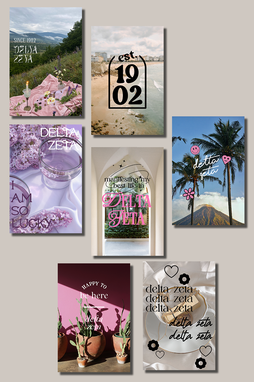 Collage Kit #5 - Delta Zeta