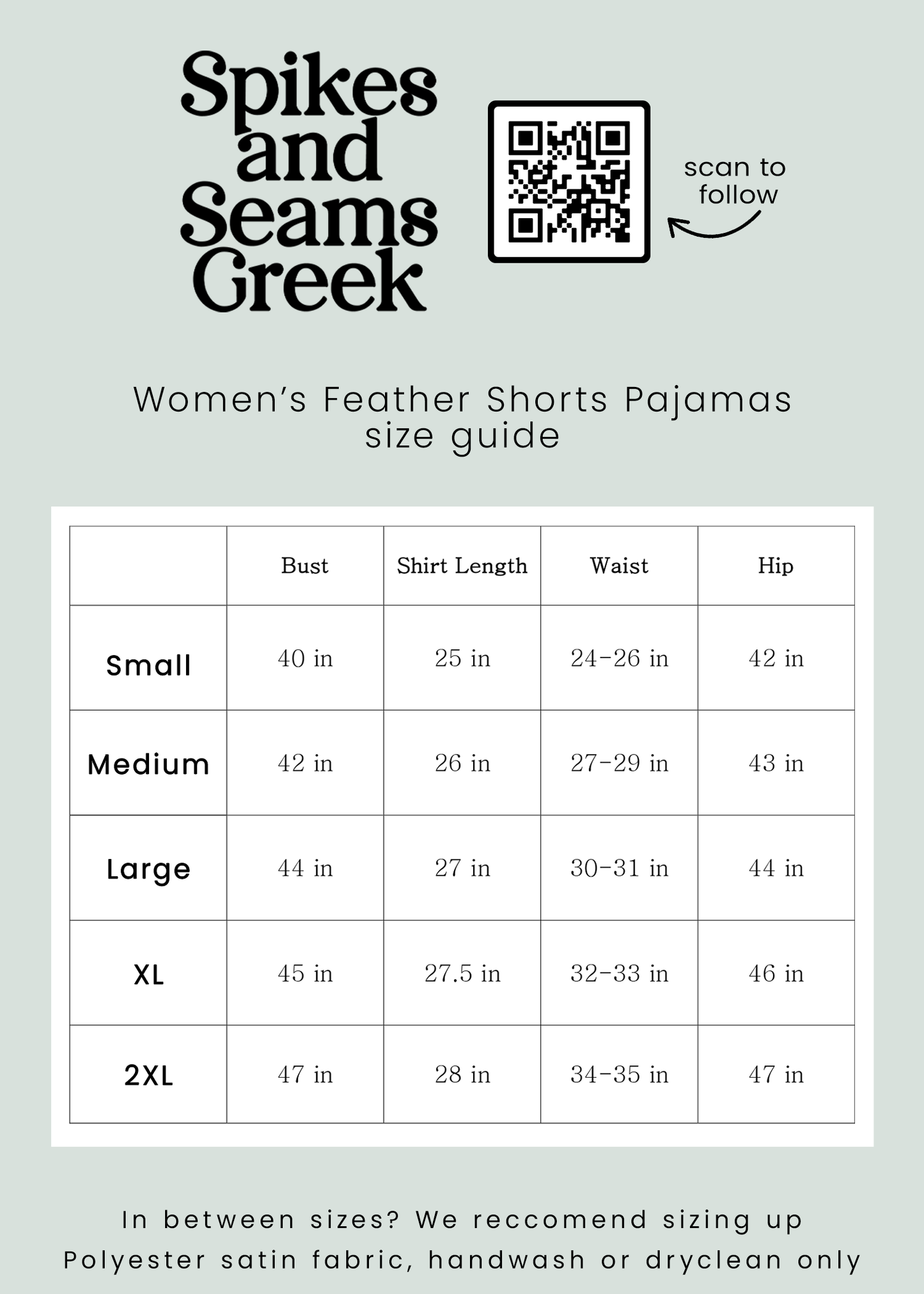 Black Feather Shorts Pajamas - Sigma Sigma Sigma
