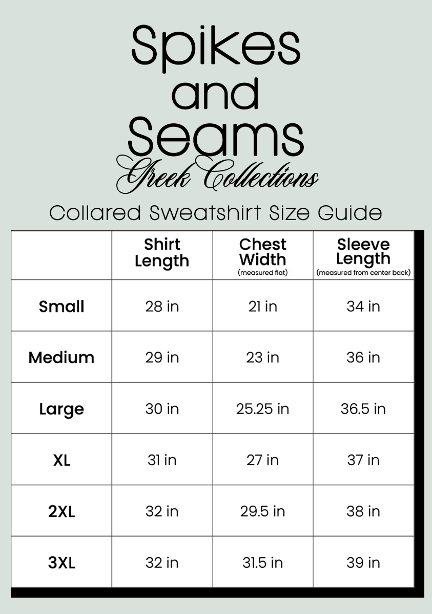 Sardines Collar Sweatshirt - Alpha Omega Epsilon