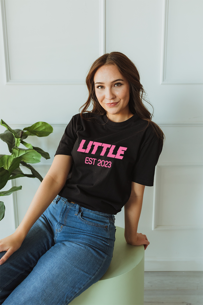 Pink & Black sorority tee