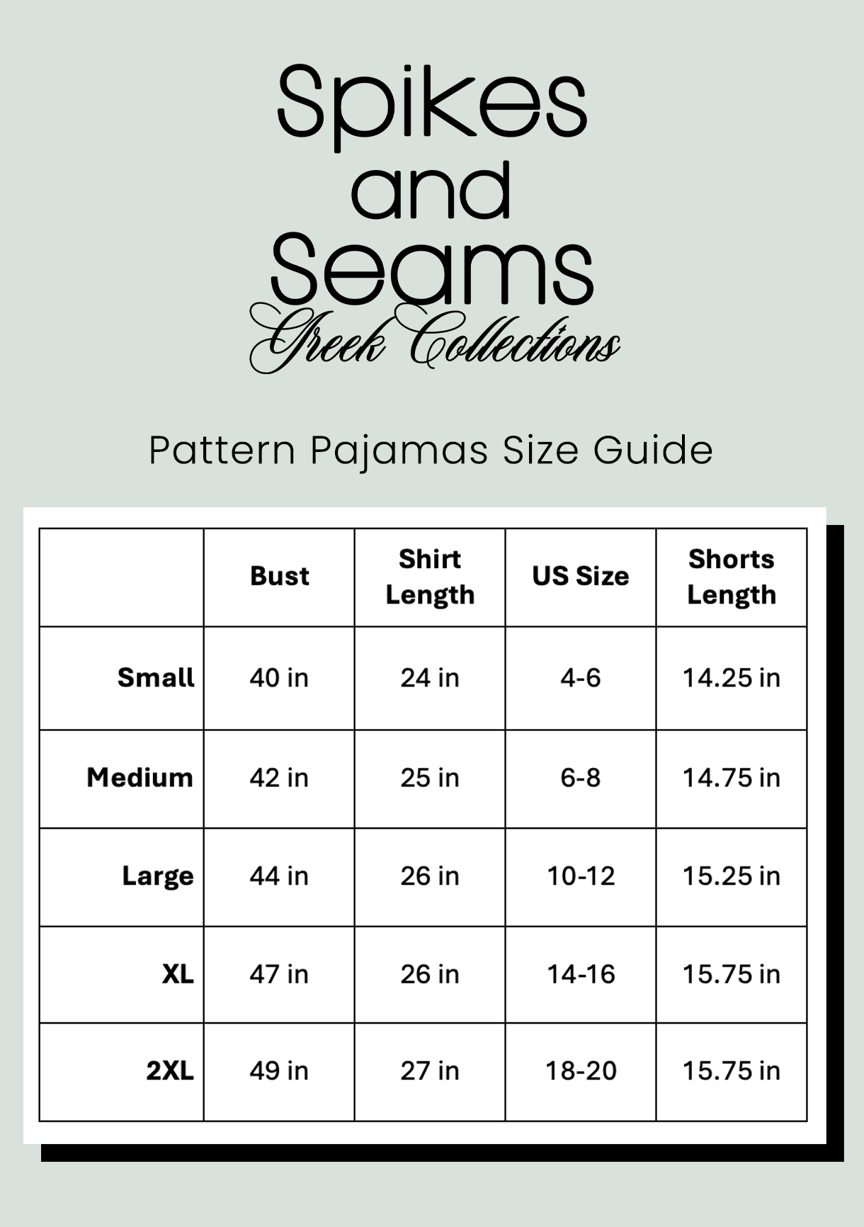 Sea Life Greek Letter Pajamas - Kappa Alpha Theta