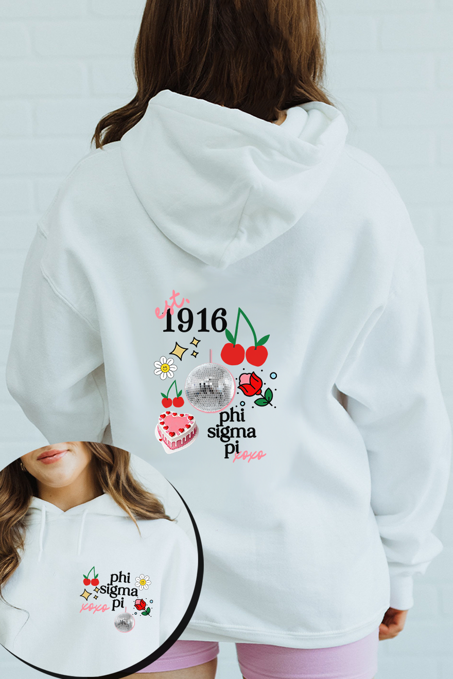 Disco hoodie - Phi Sigma Pi