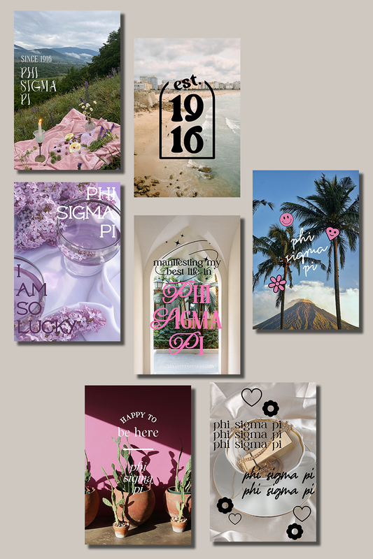 Collage Kit #5 - Phi Sigma Pi