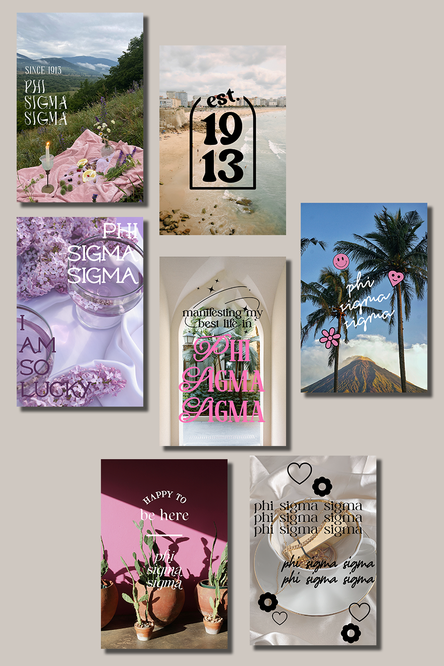 Collage Kit #5 - Phi Sigma Sigma