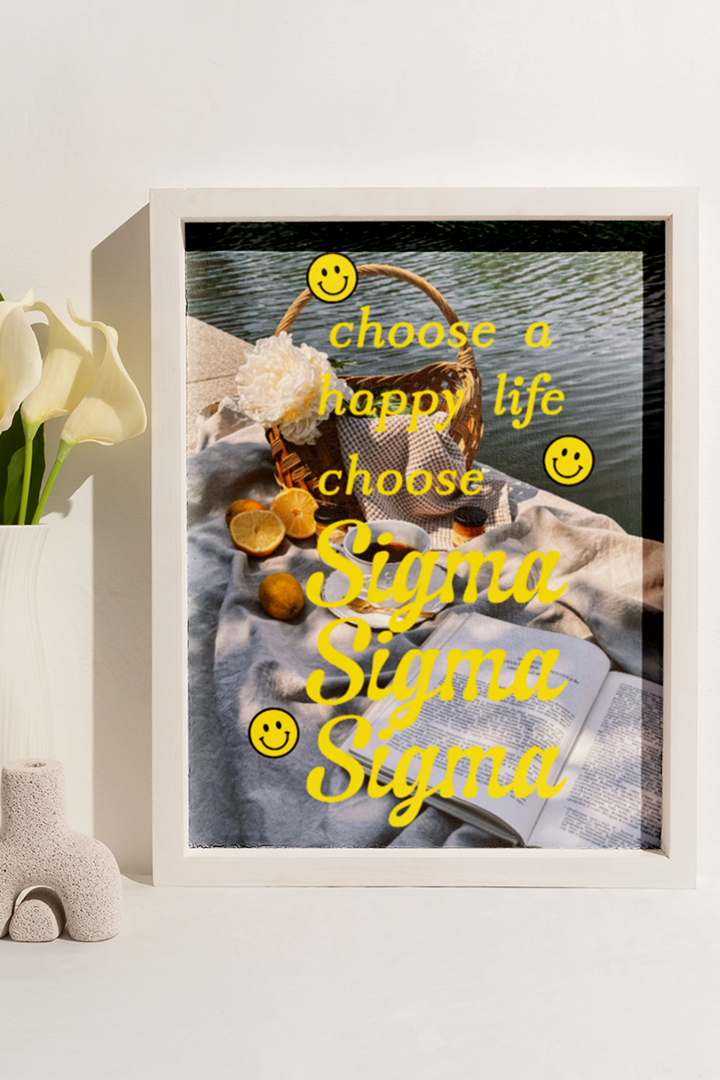 Art Print #24 - Sigma Sigma Sigma (8.5"x11")