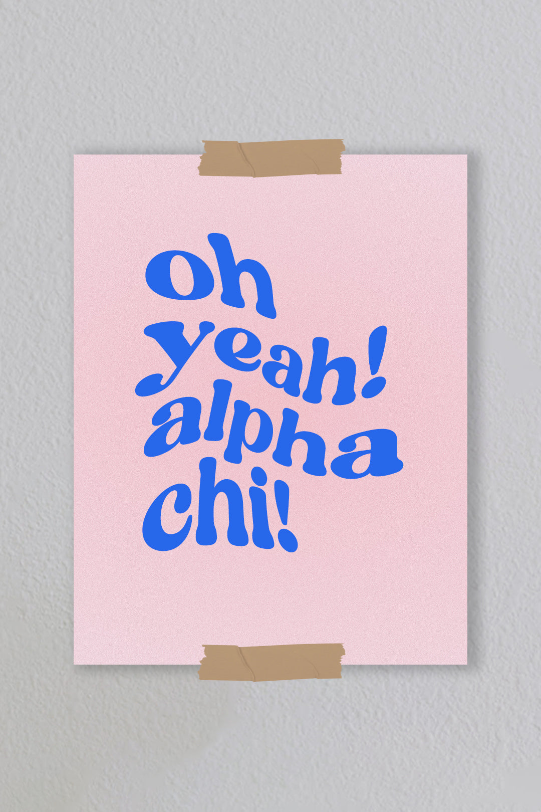 Art Print #11 (8.5x11) - Alpha Chi Omega