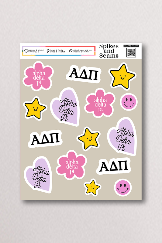 Sticker Sheet #16 - Alpha Delta Pi
