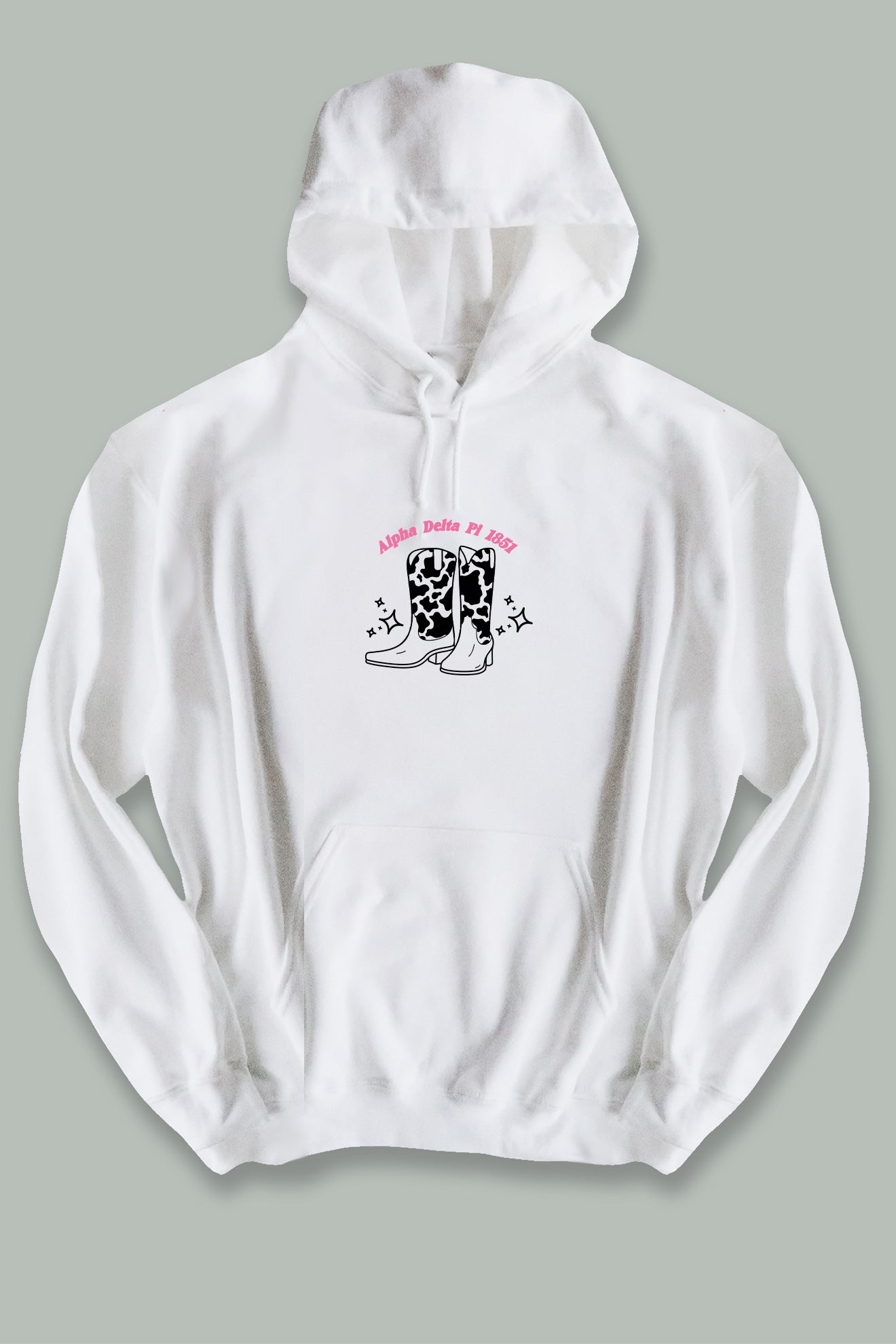 Cowboy hoodie - Alpha Delta Pi - Spikes and Seams Greek