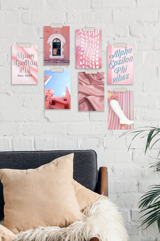 Pink Collage Kit - Alpha Epsilon Phi
