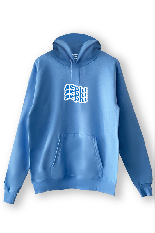 Blue Design hoodie - AEPHI