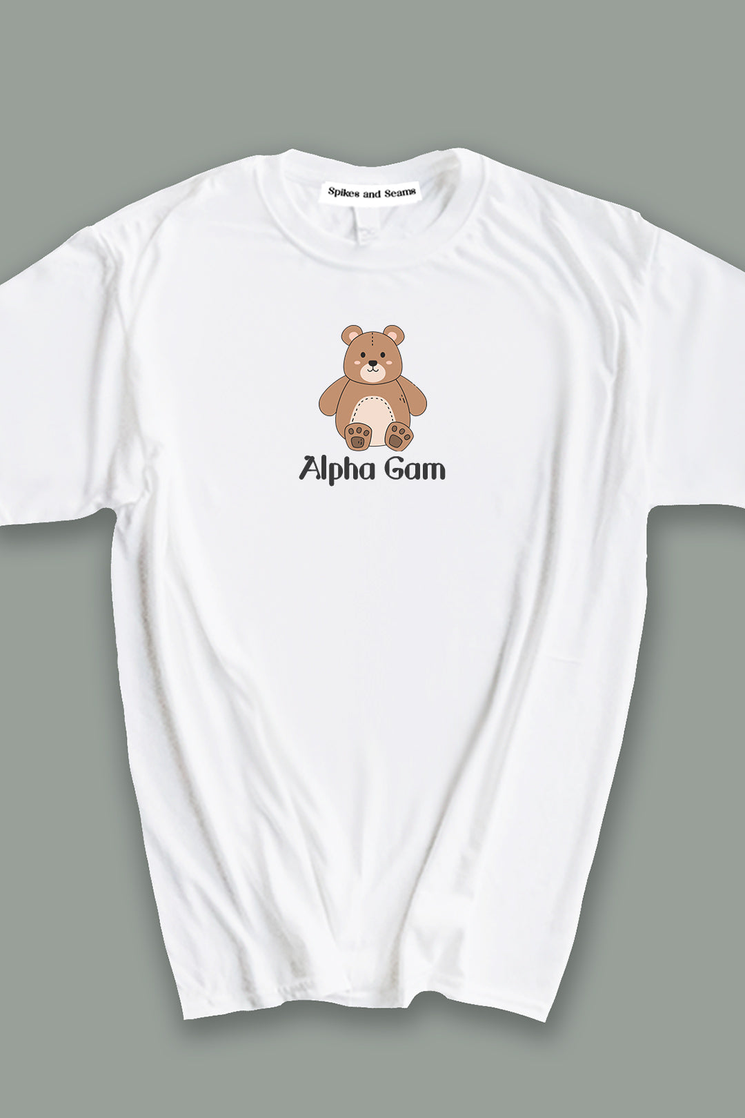 Teddy Bear tee - Alpha Gam - Spikes and Seams Greek