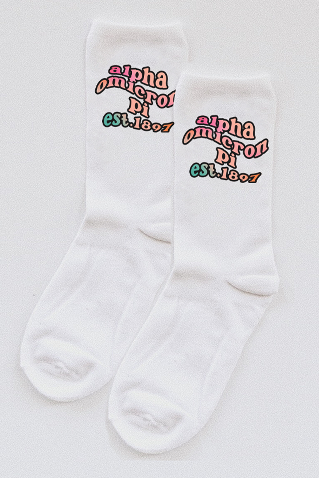 Gradient socks - Alpha Omicron Pi