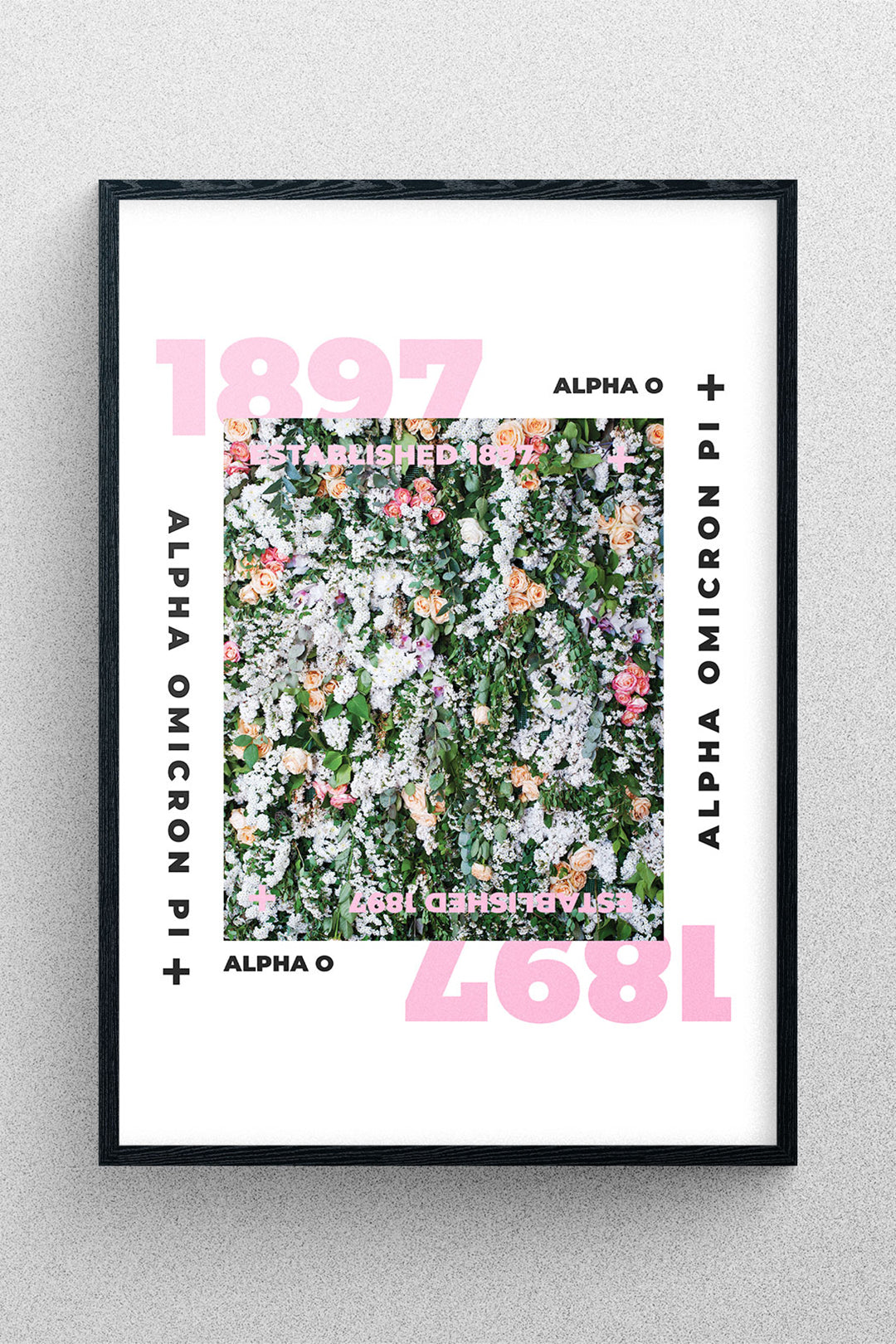 Art Print #2 - Alpha Omicron Pi - Spikes and Seams Greek