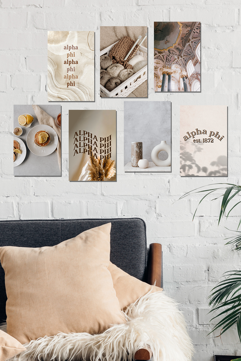 Alpha Phi Collage kit #2 - Spikes and Seams Greek