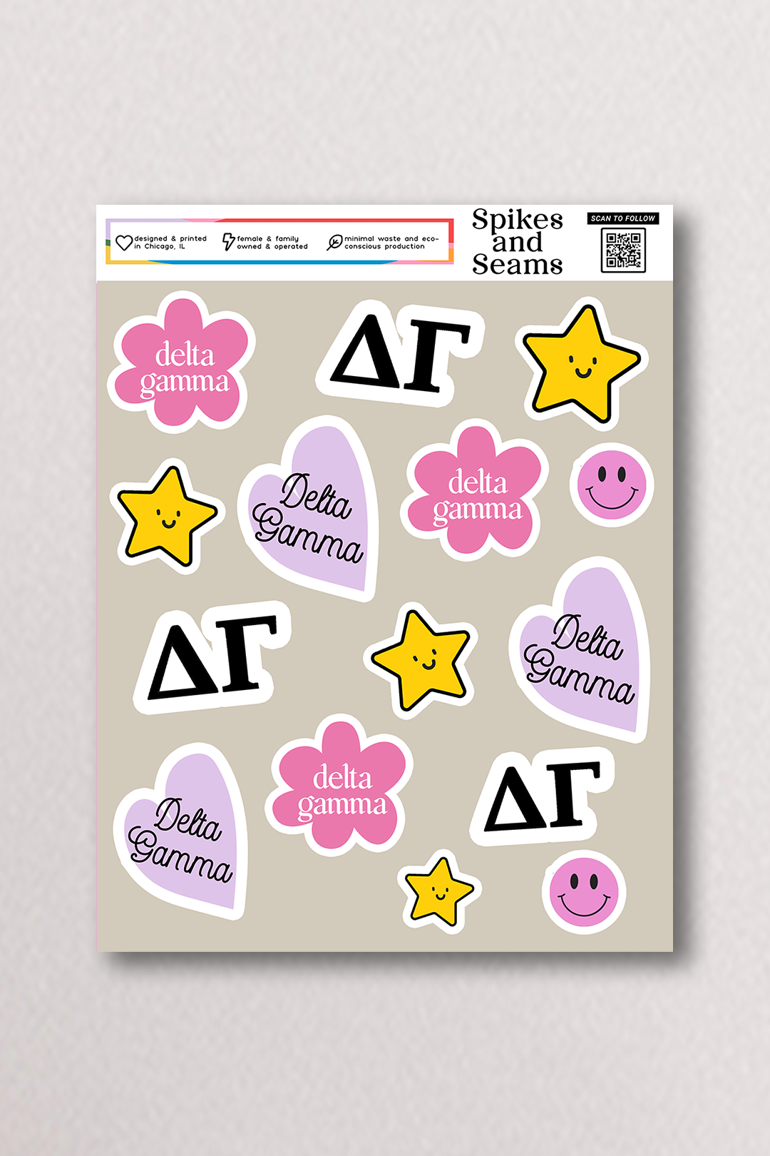 Sticker Sheet #16 - Delta Gamma