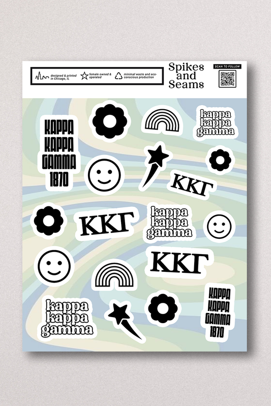 Sticker Sheet #13 - Kappa Kappa Gamma