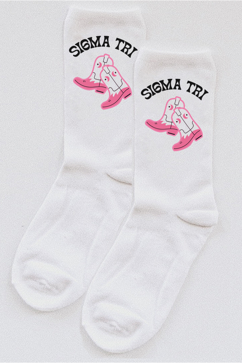 Cowboy Boots socks - Sigma Tri