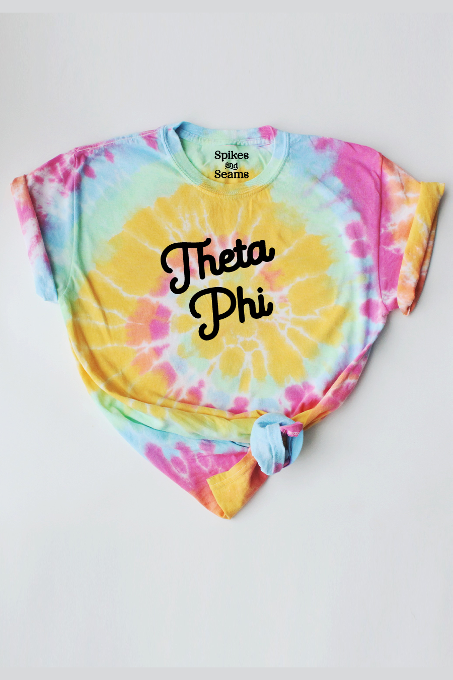 Tie Dye script tee - Theta Phi