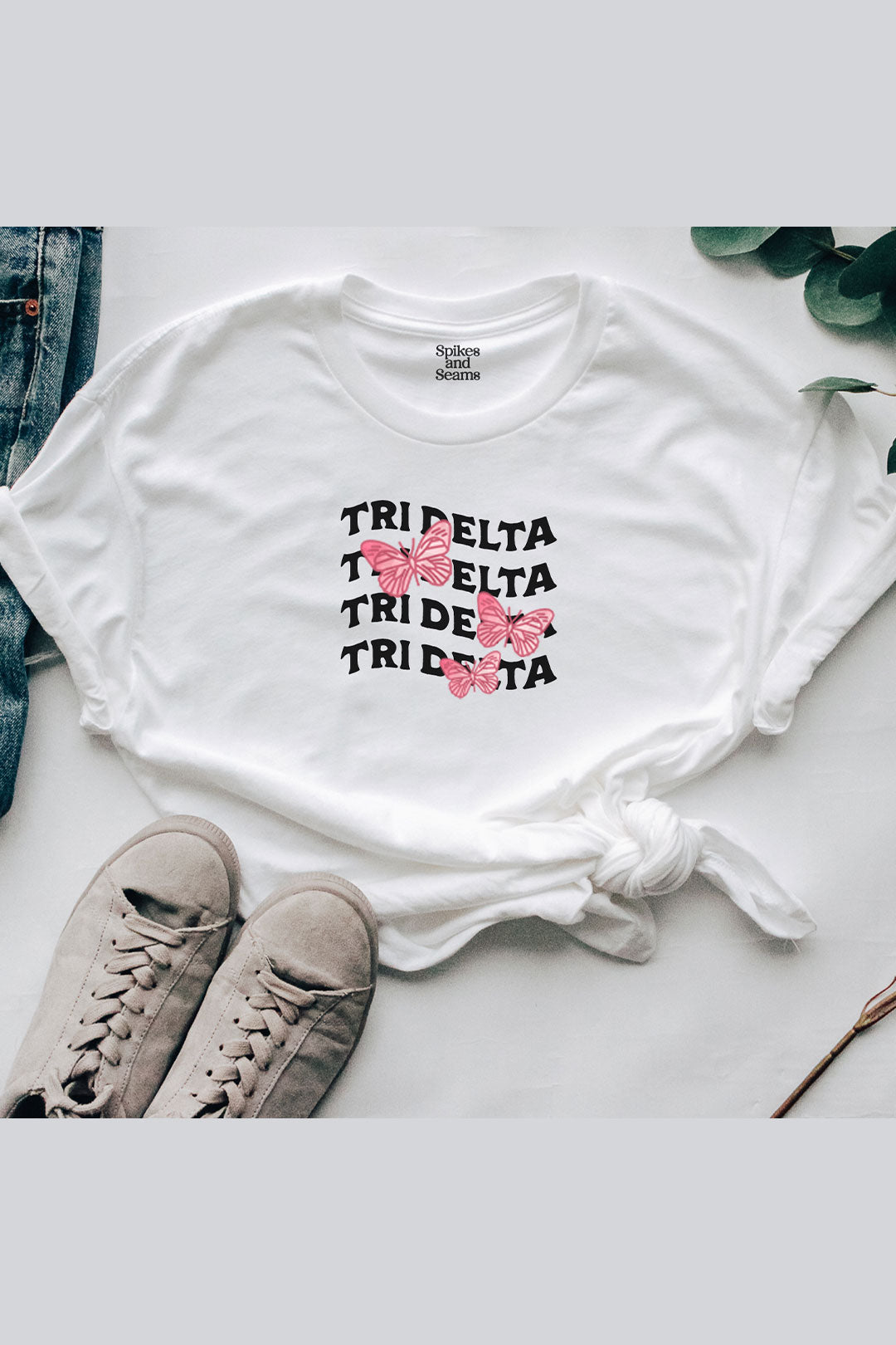 Butterfly tee - Tri Delta