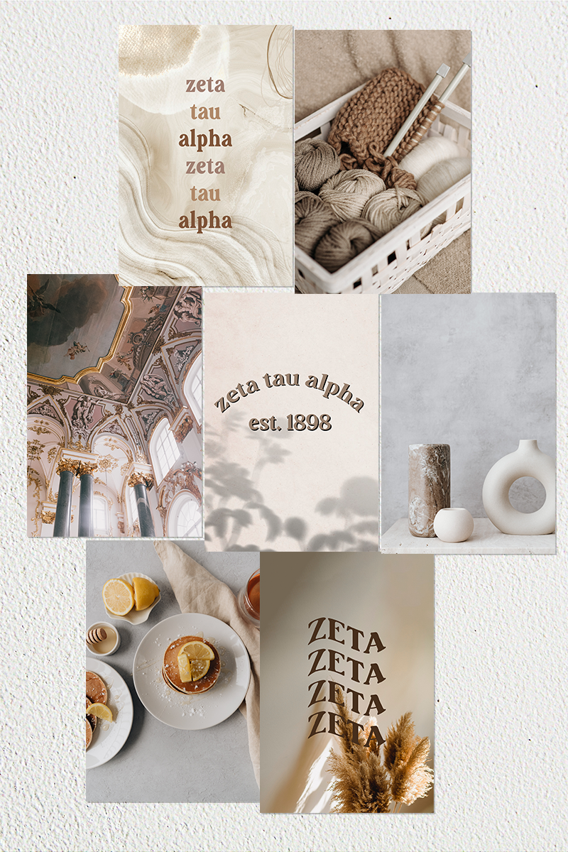 Photo Collage Kit #2 - most sororities available! - Spikes and Seams Greek