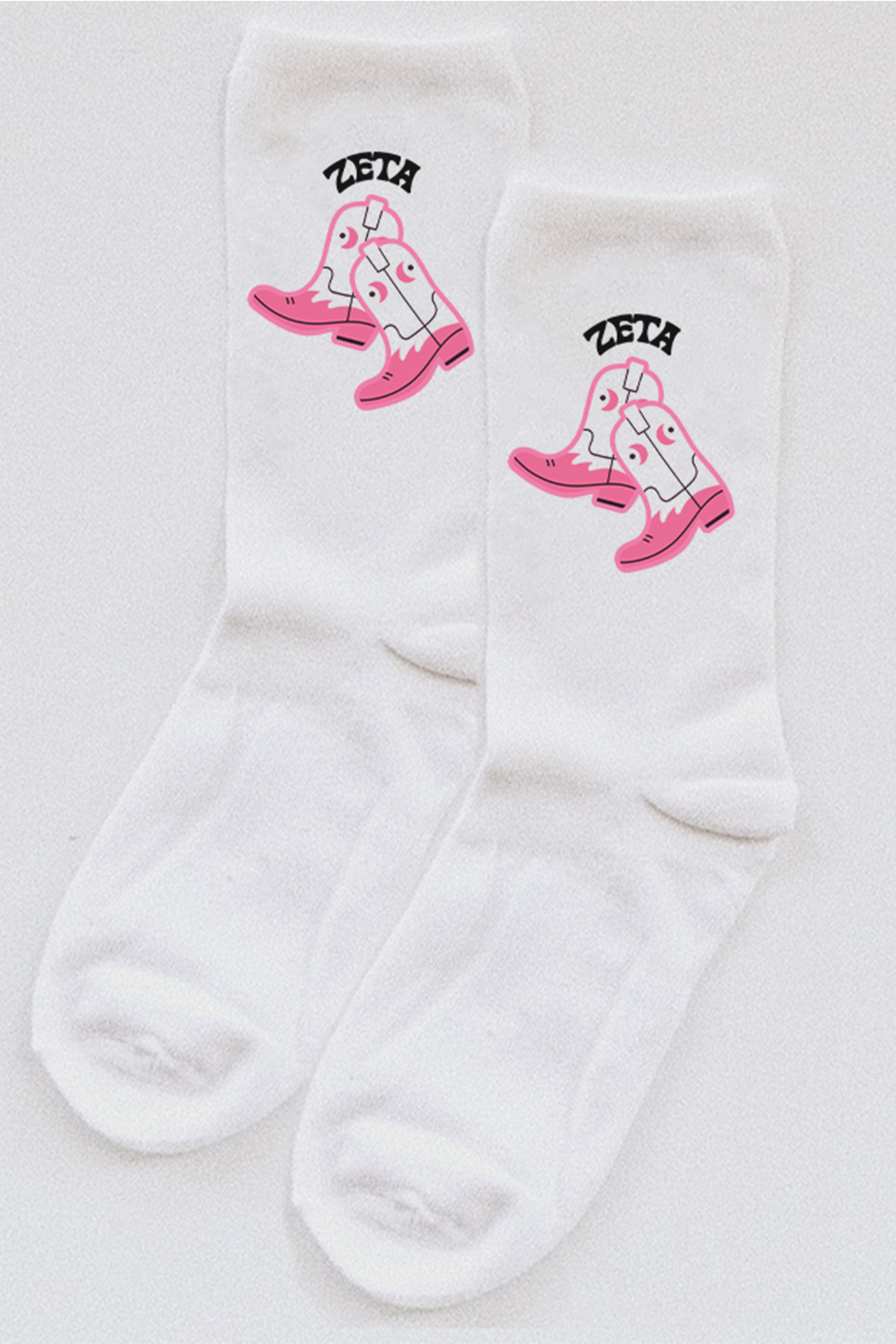 Cowboy boots socks - Zeta Tau Alpha