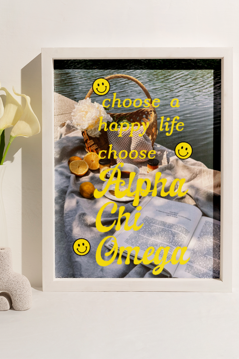 Art Print #24 - Alpha Chi Omega (8.5"x11")