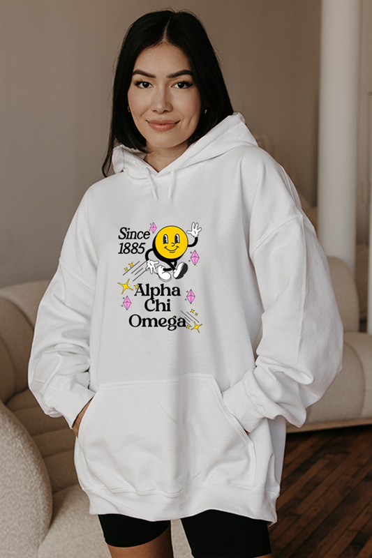 Walking Smiley hoodie