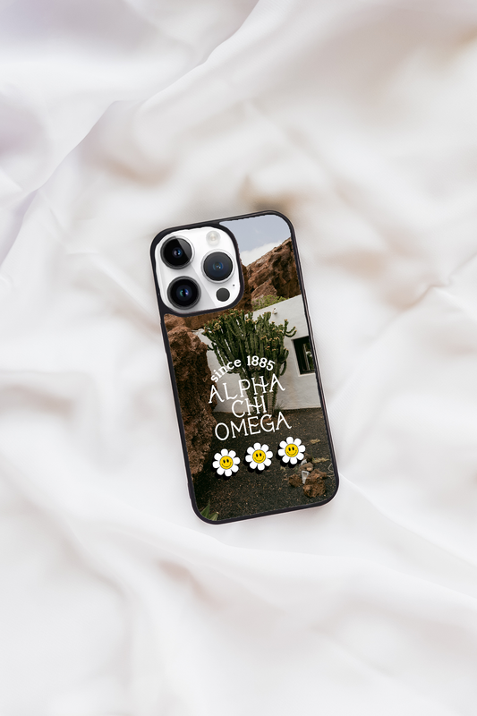 Cactus iPhone case - choose your text! - Spikes and Seams Greek