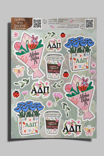 Flower Market Sorority sticker set #21