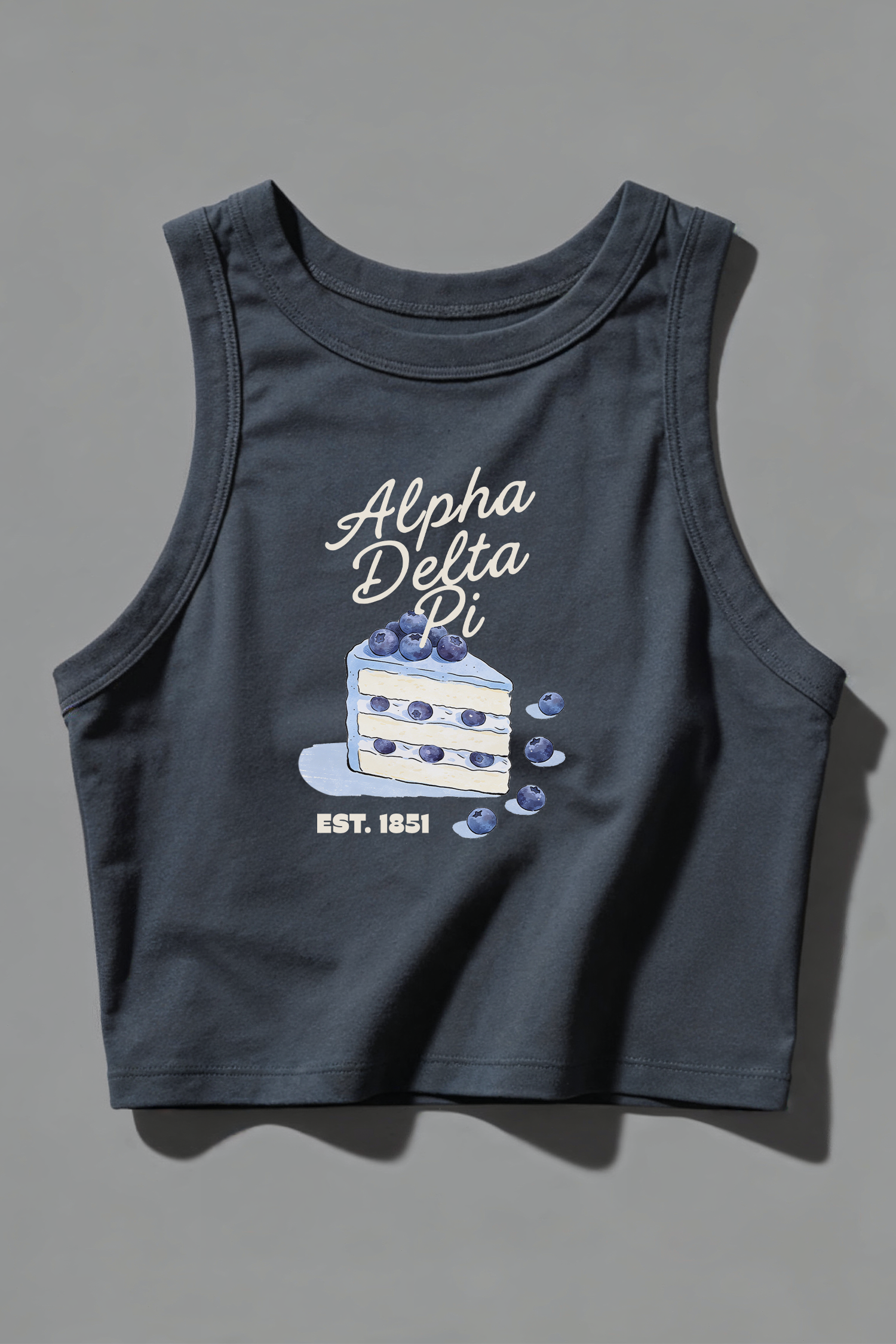 Blueberry Cake Sorority Micro Tank - Alpha Delta Pi