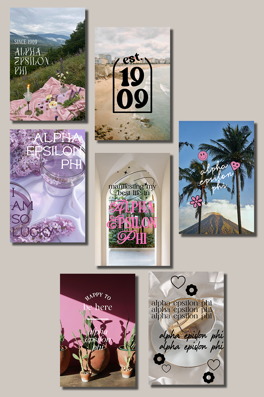 Collage Kit #5 - Alpha Epsilon Phi
