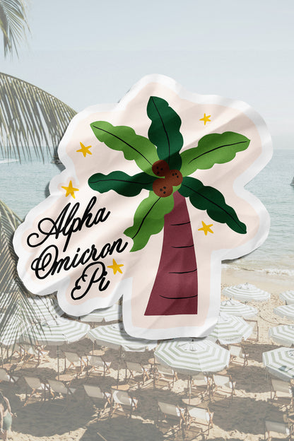Waterproof Palm Tree Sorority Sticker