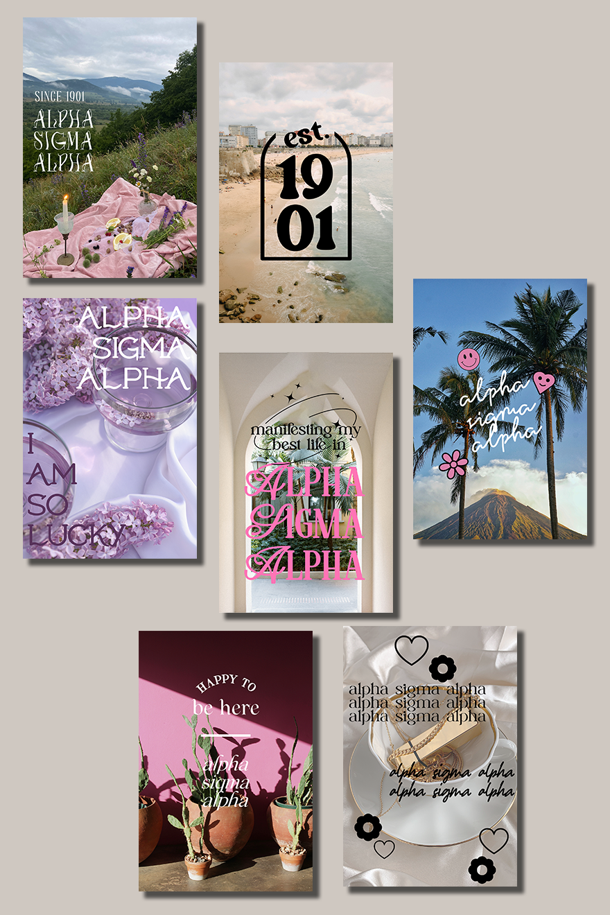 Collage Kit #5 - Alpha Sigma Alpha