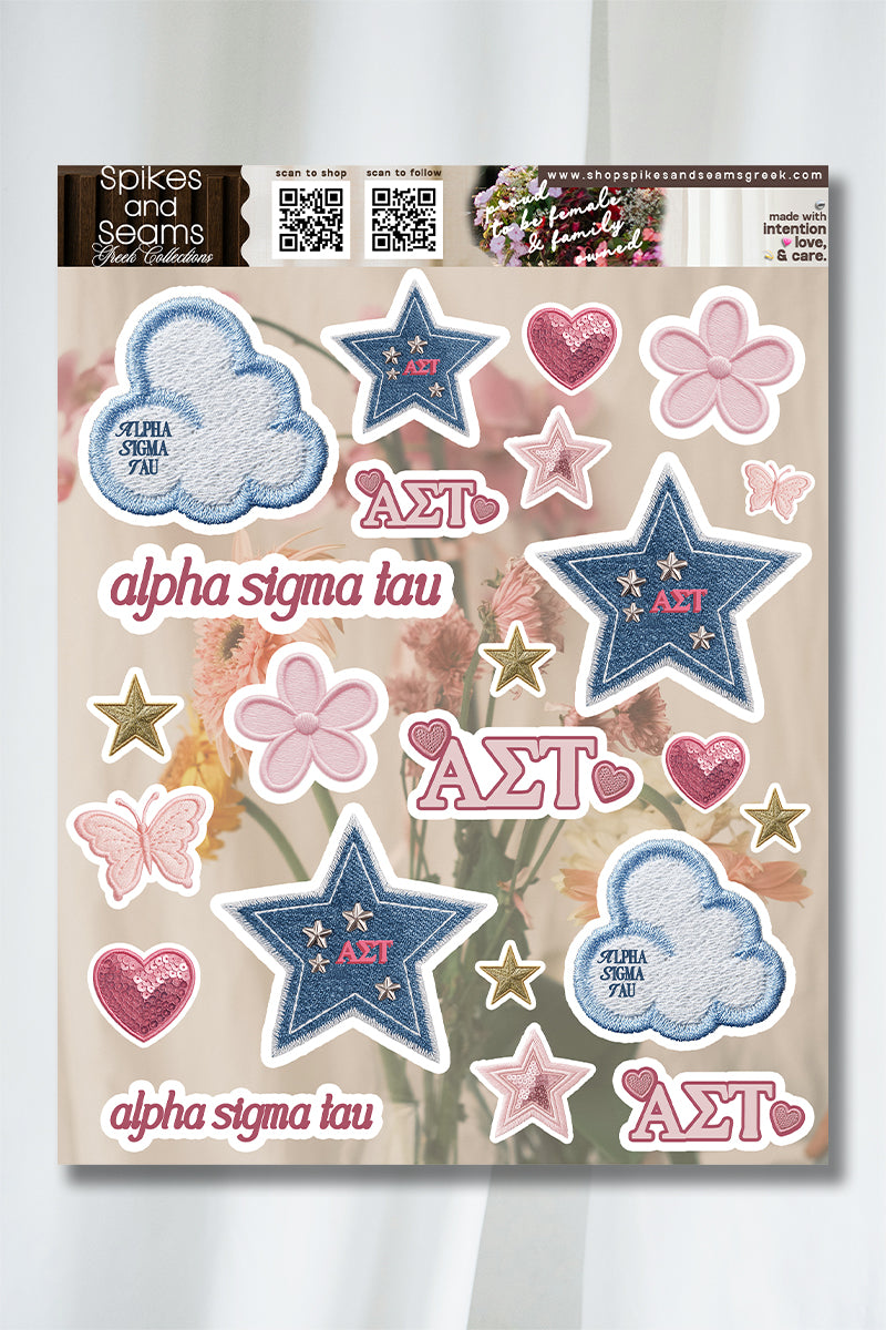 Sticker Sheet #23 - Alpha Sigma Tau
