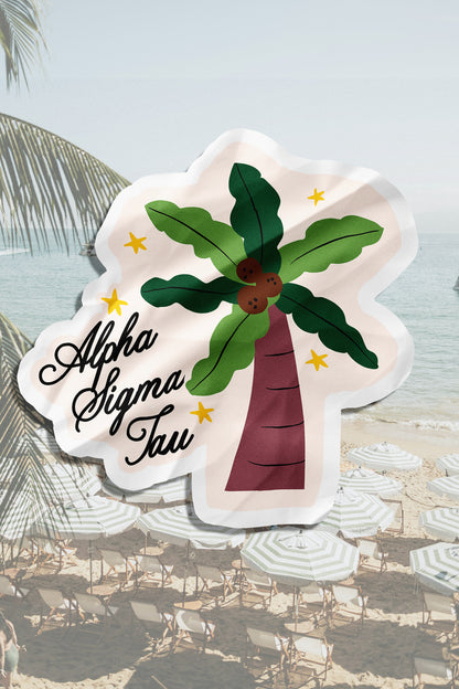Waterproof Palm Tree Sorority Sticker