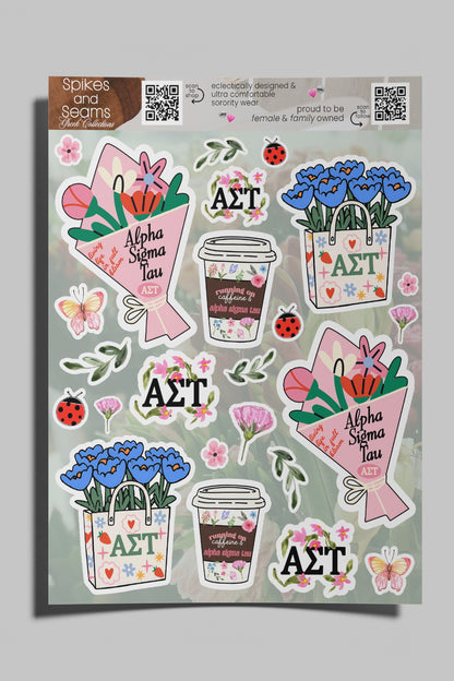 Flower Market Sorority sticker set #21