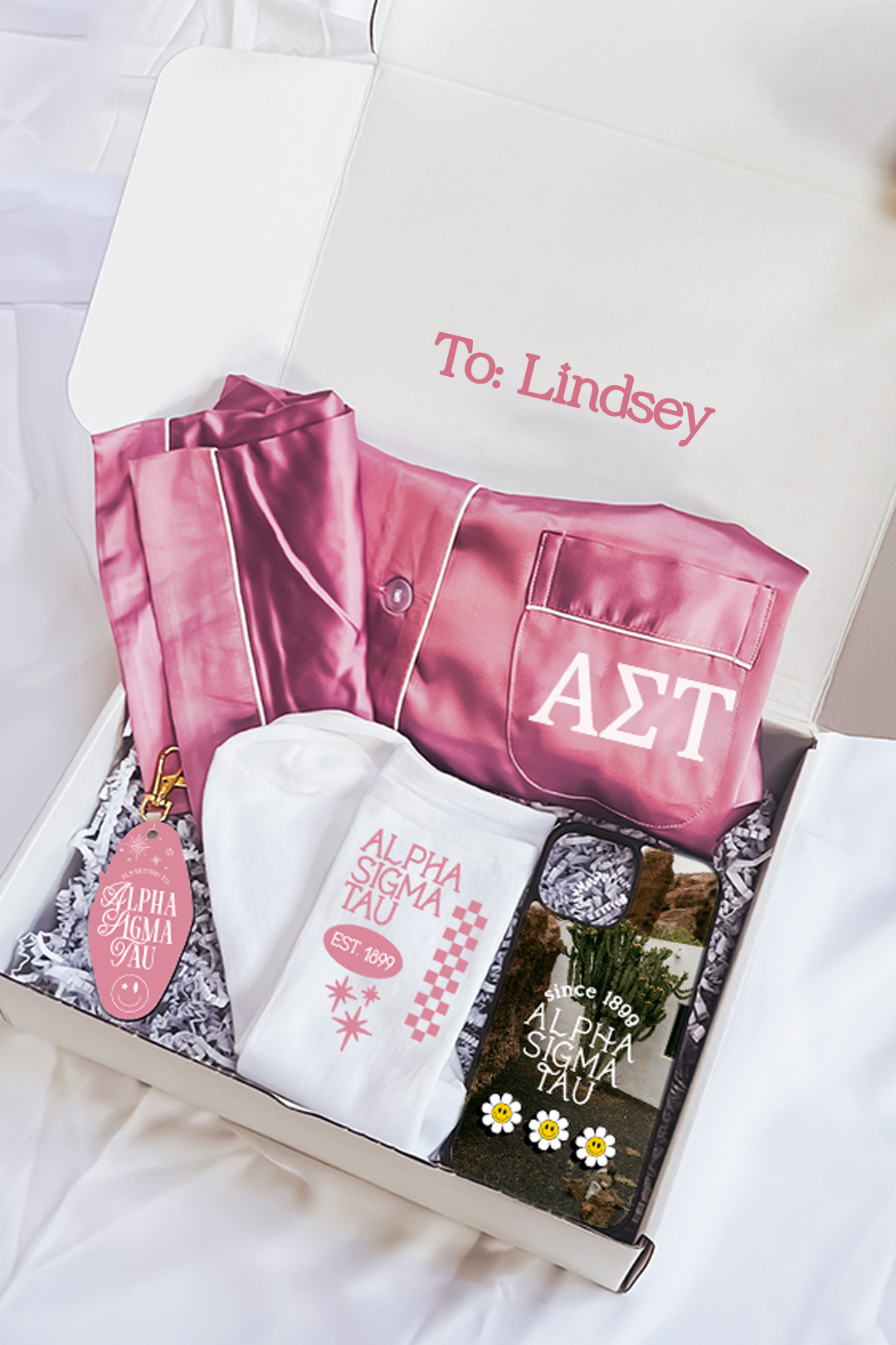 Purple Pajamas Gift Box - Alpha Sigma Tau