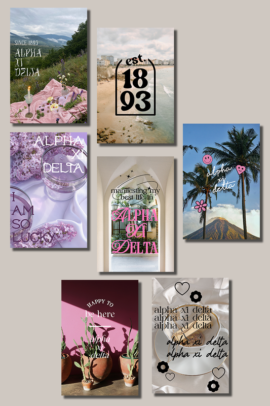 Collage Kit #5 - Alpha Xi Delta