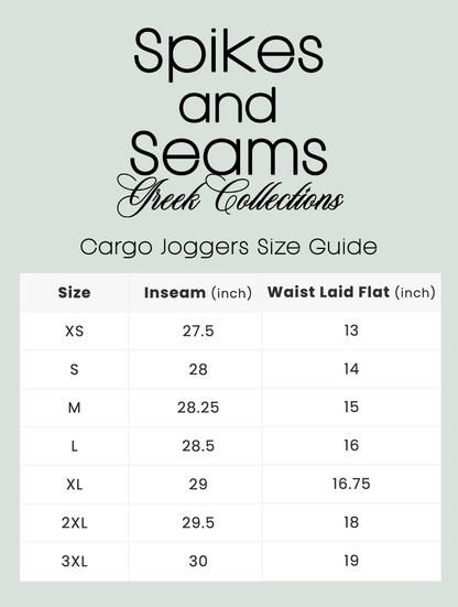 Cozy Cottage Cargo Joggers - Tri Sigma