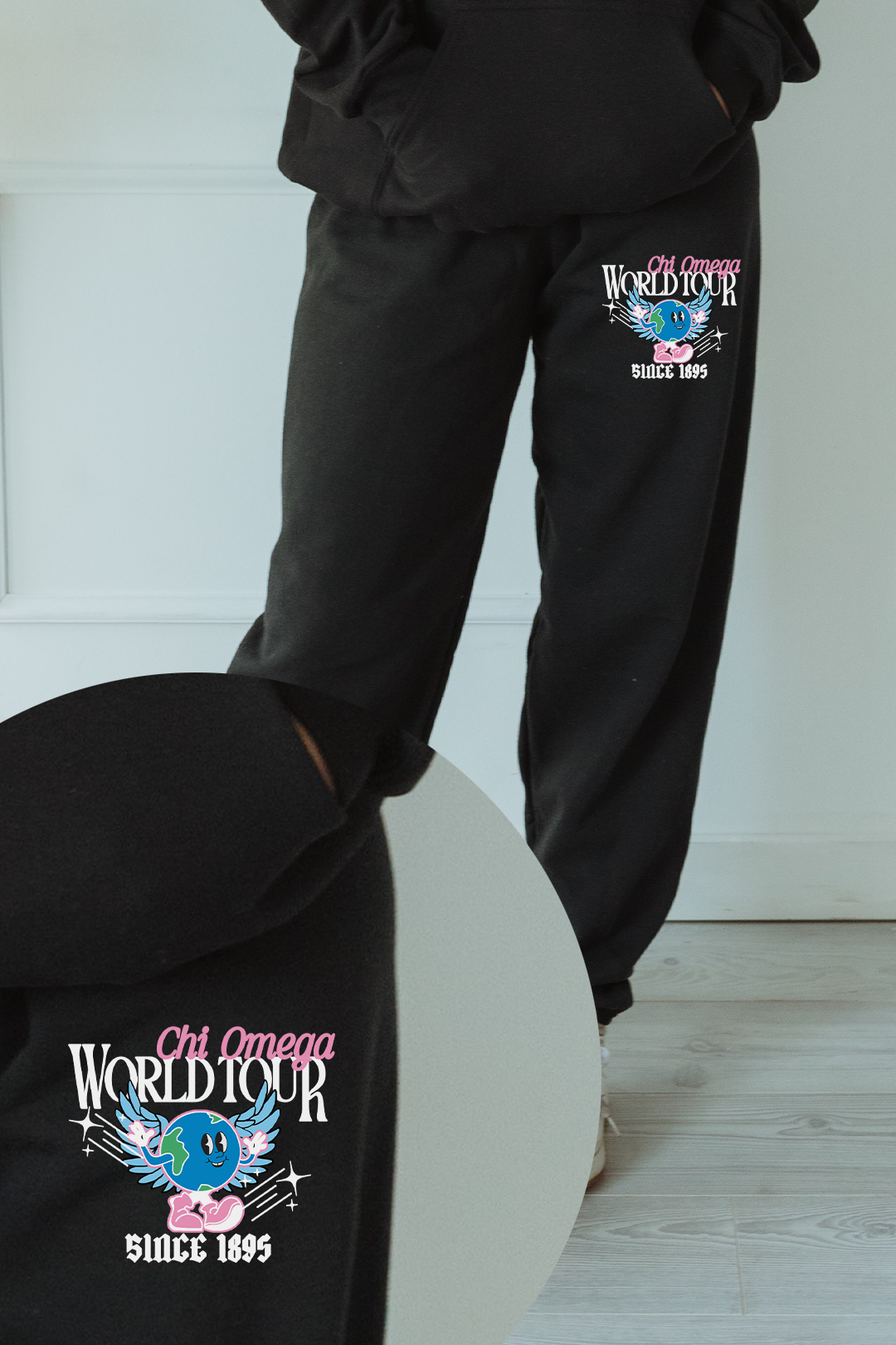 World Tour sweatpants - Chi Omega