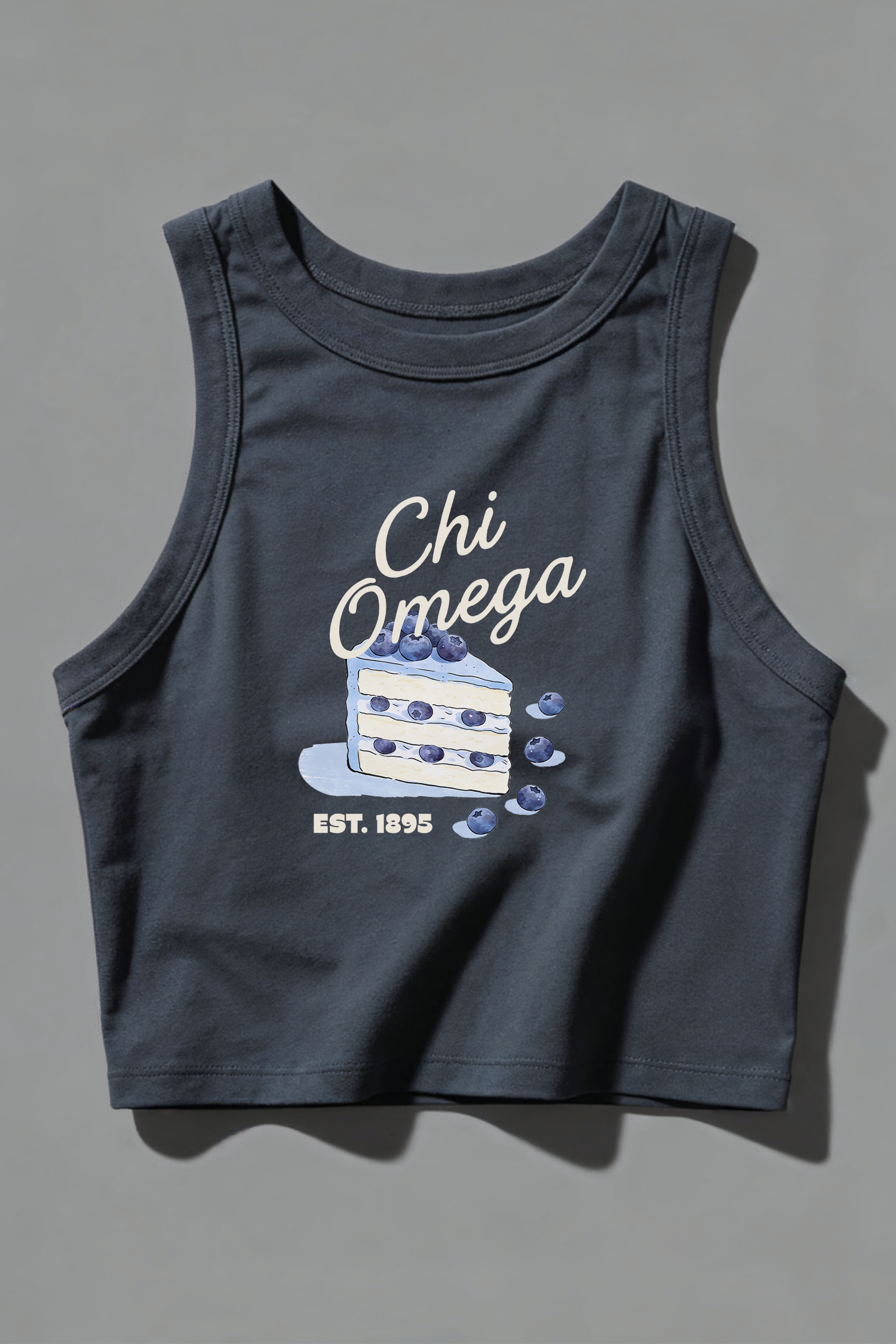 Blueberry Cake Sorority Micro Tank - Chi Omega