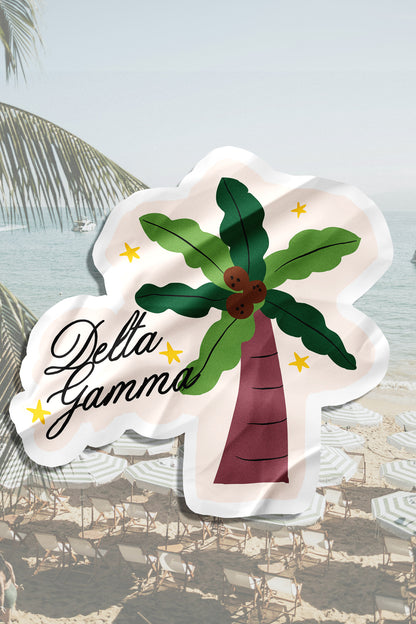 Waterproof Palm Tree Sorority Sticker