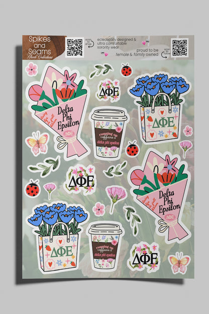 Flower Market Sorority sticker set #21