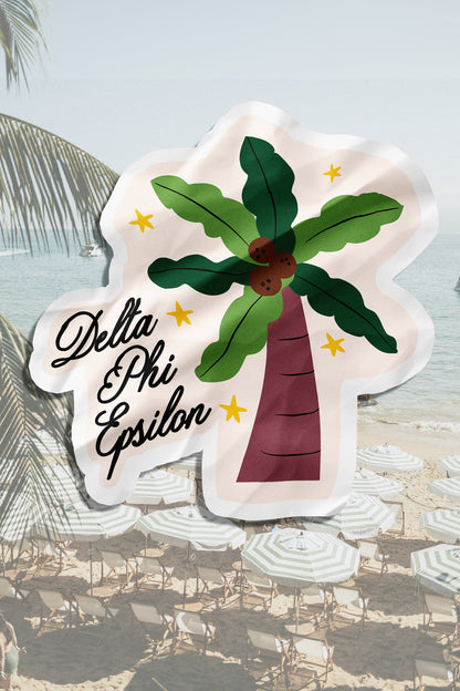 Waterproof Palm Tree Sorority Sticker